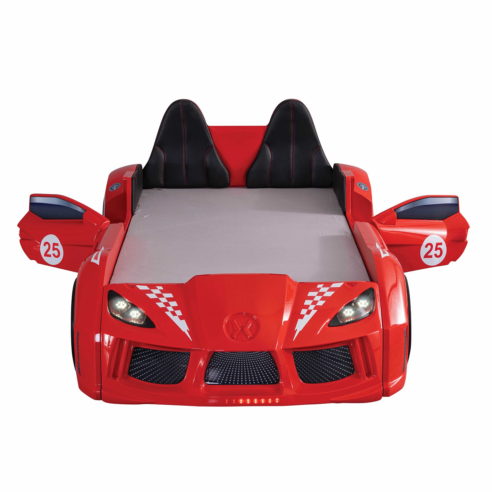 Trackster - Twin Car Bed, Red