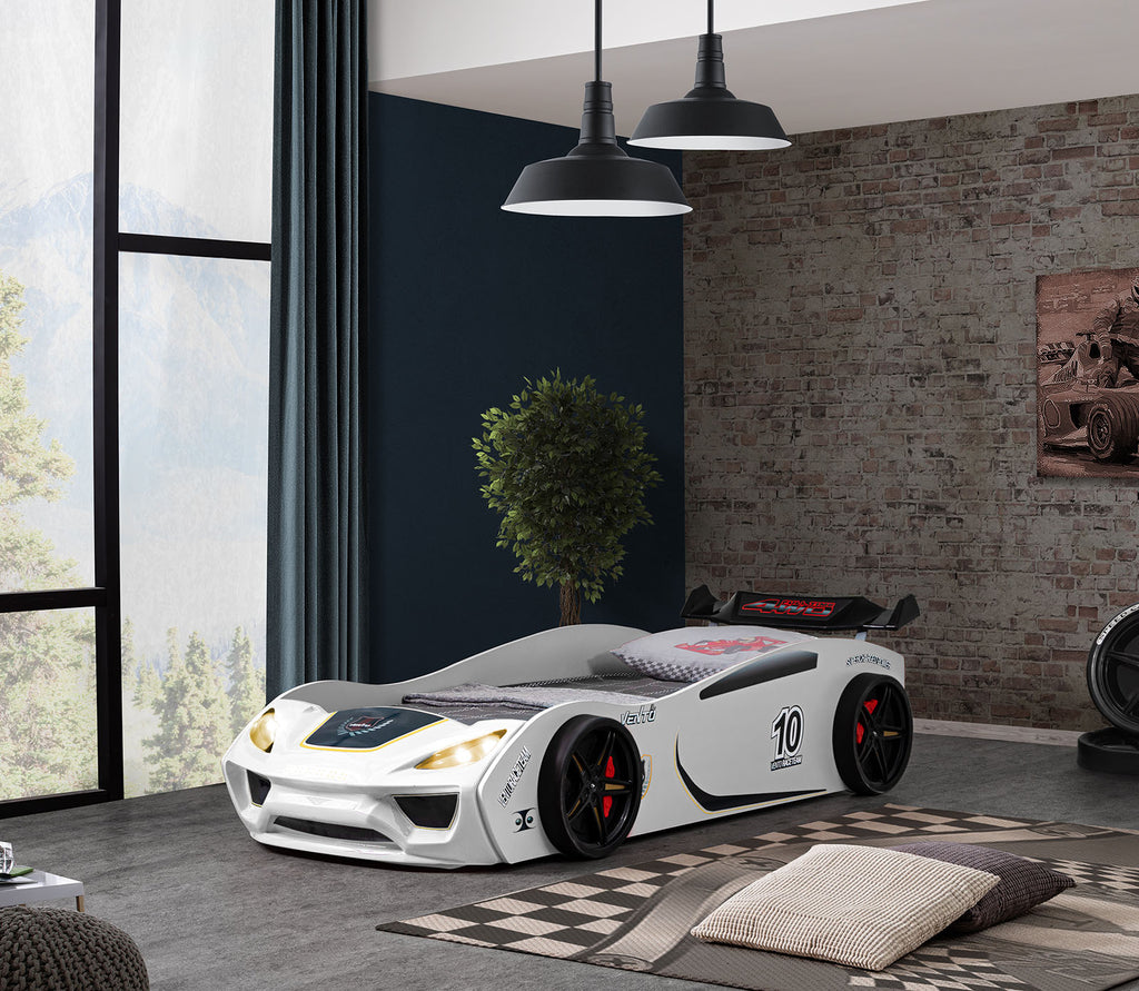 Pacefinder - Car Bed, White