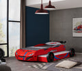 Tracklite - Car Bed w/ Trundle, Red