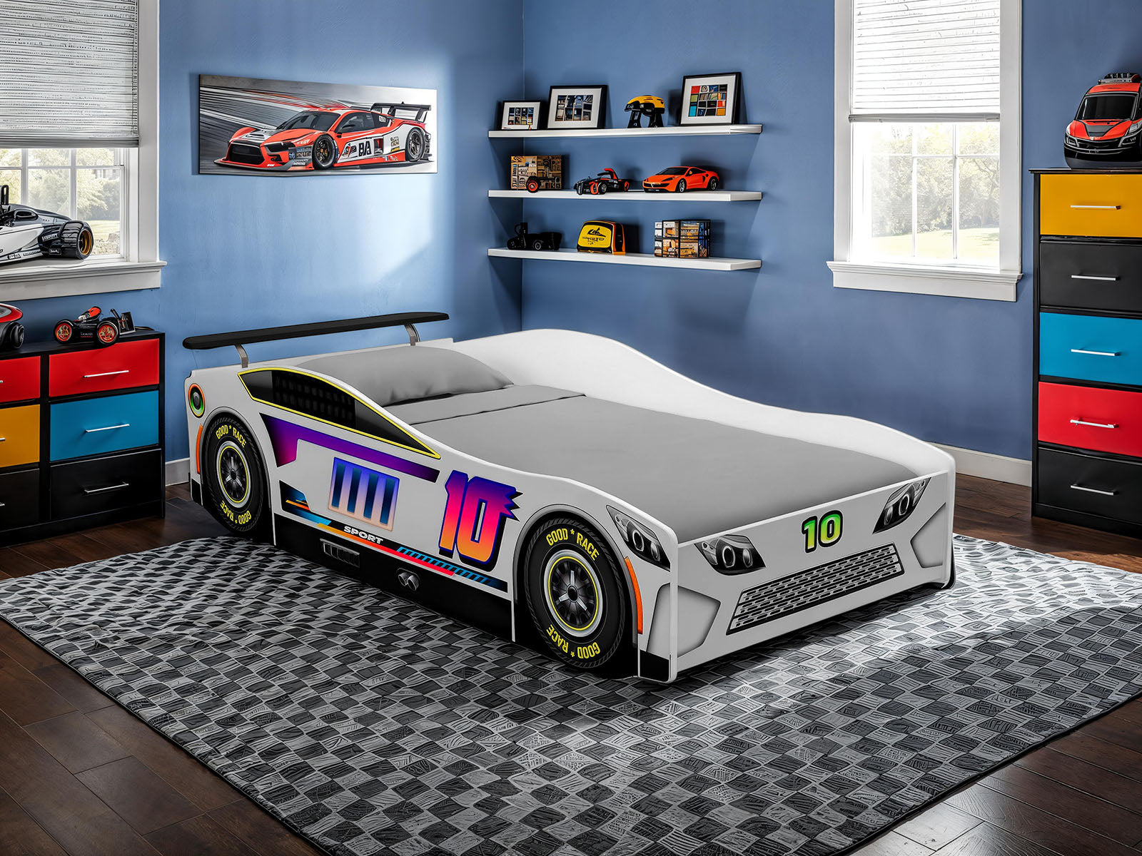 Karsten - Car Bed, White