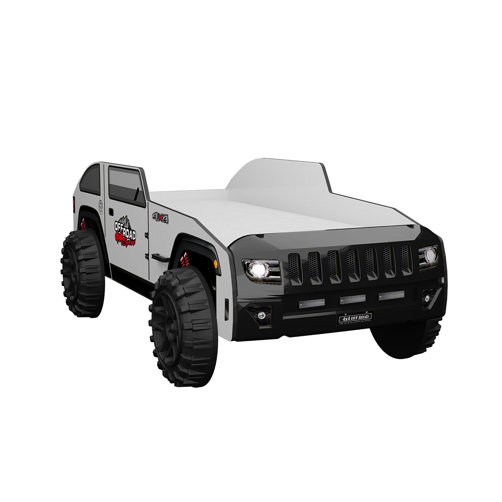 Overlander - Car Bed, Black/White