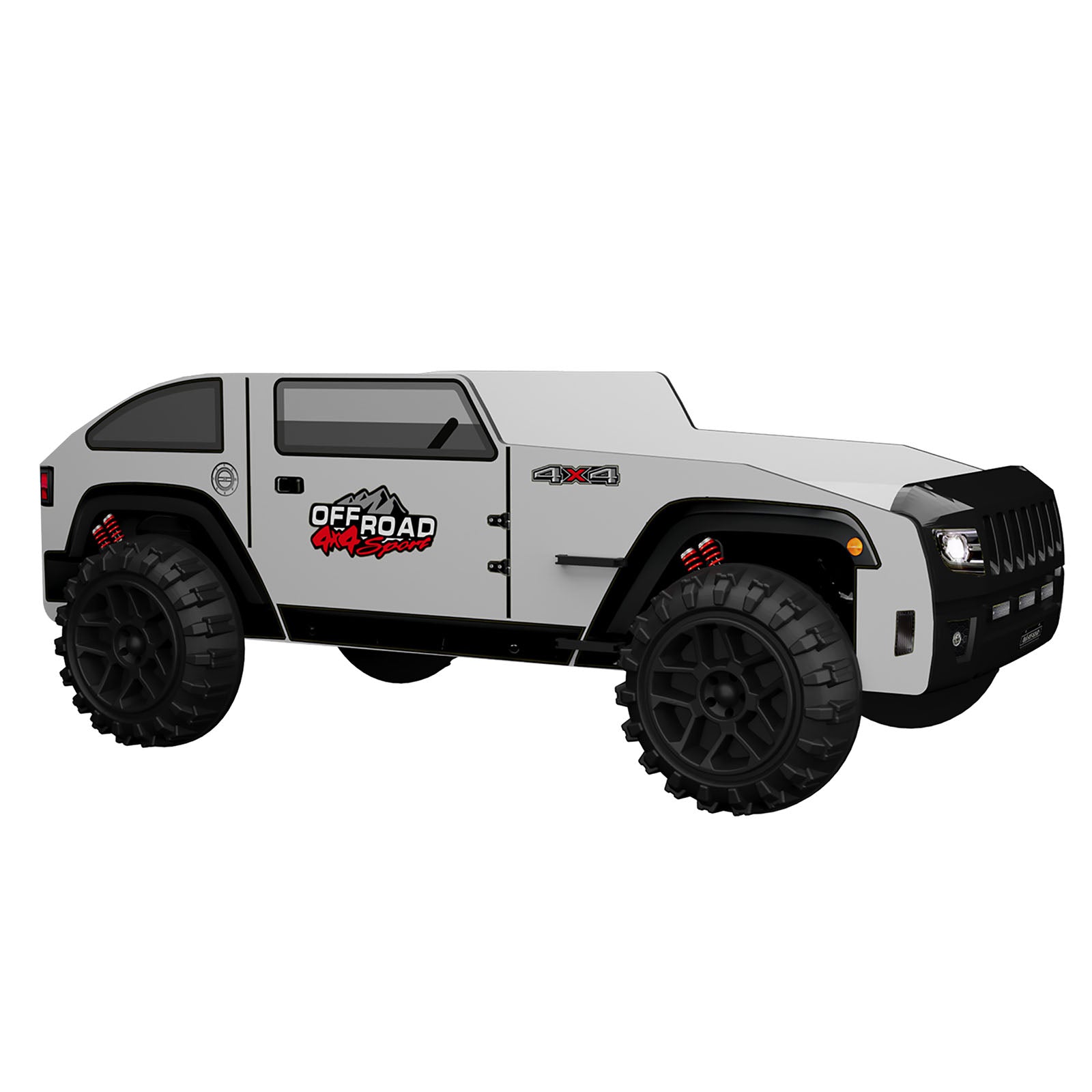 Overlander - Car Bed, Black/White