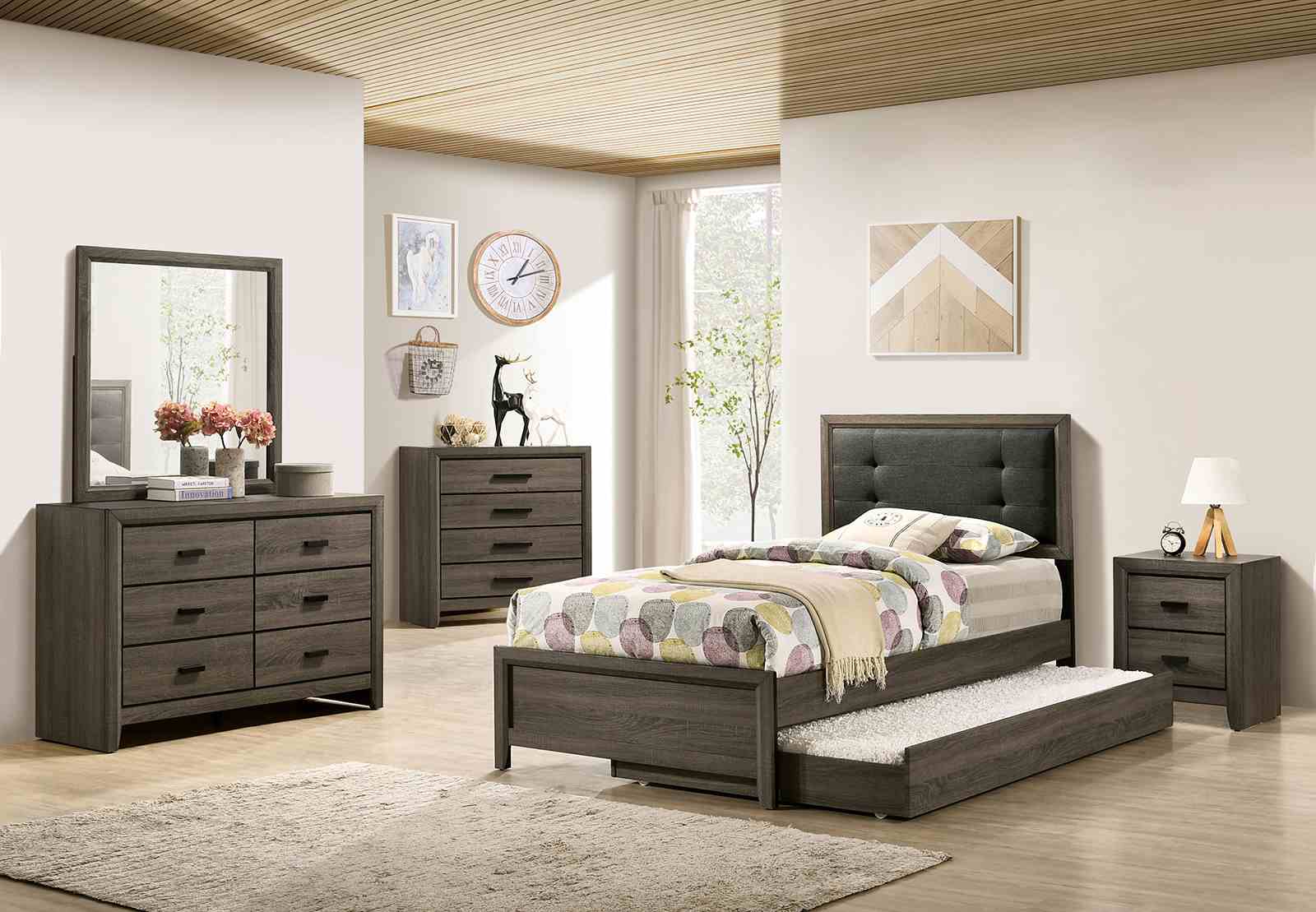 Roanne - Trundle Or Drawer, 4PCs Concealed Panel
