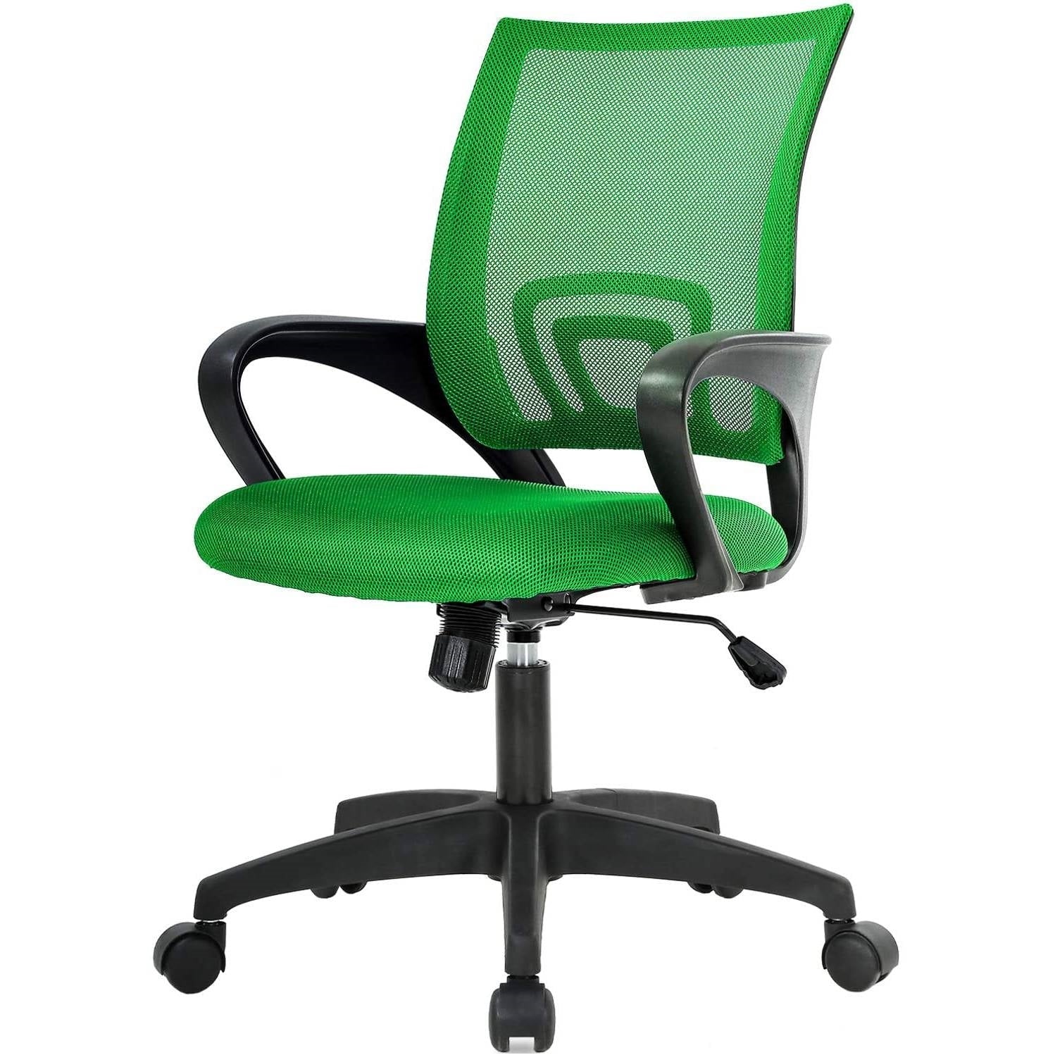 Mid-Back Ergonomic Mesh Office Chair, Green