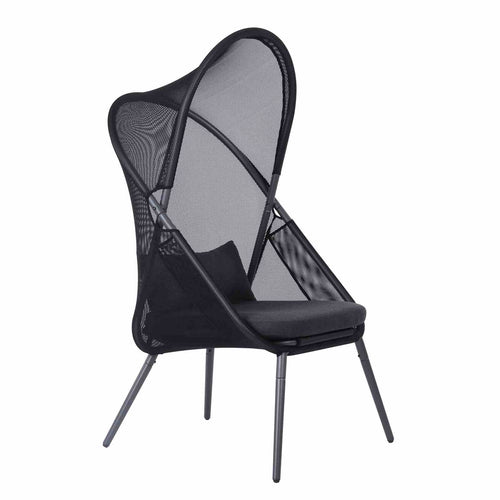 Alverta Foldable Chair, Black