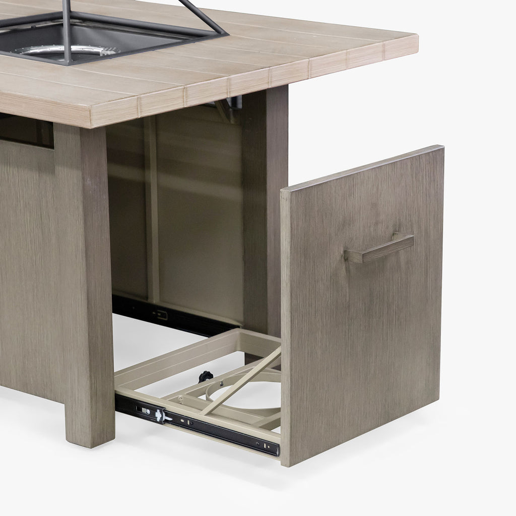 Bordeaux - Dining Table w/ Fire Pit & Cooler