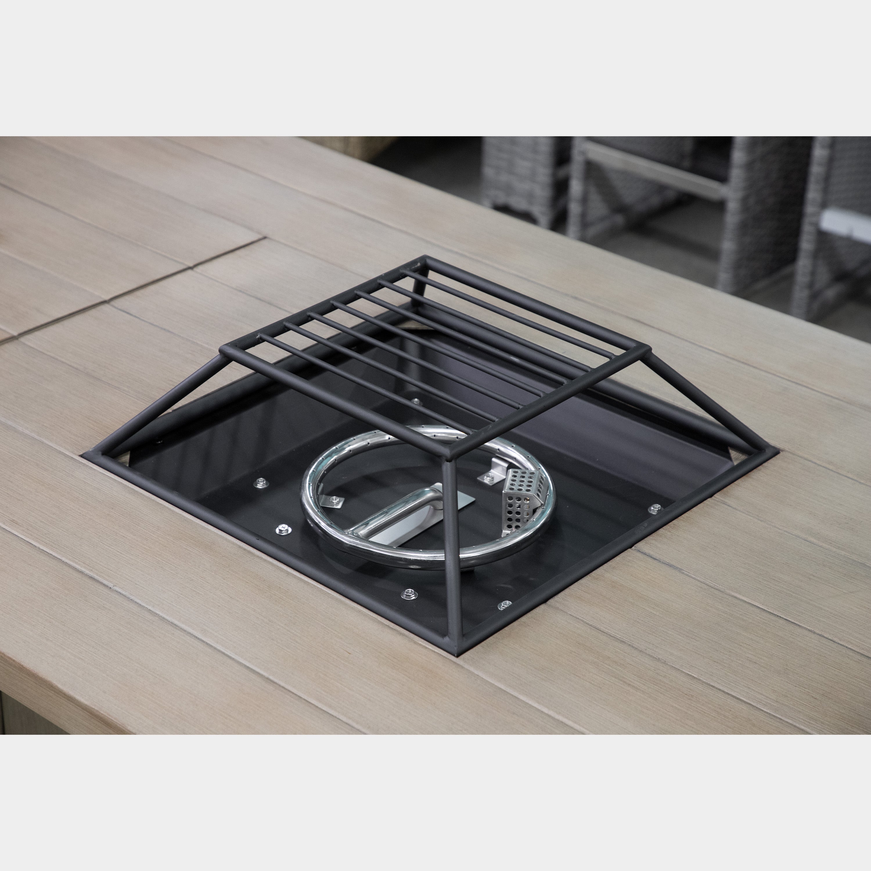 Bordeaux - Dining Table w/ Fire Pit & Cooler