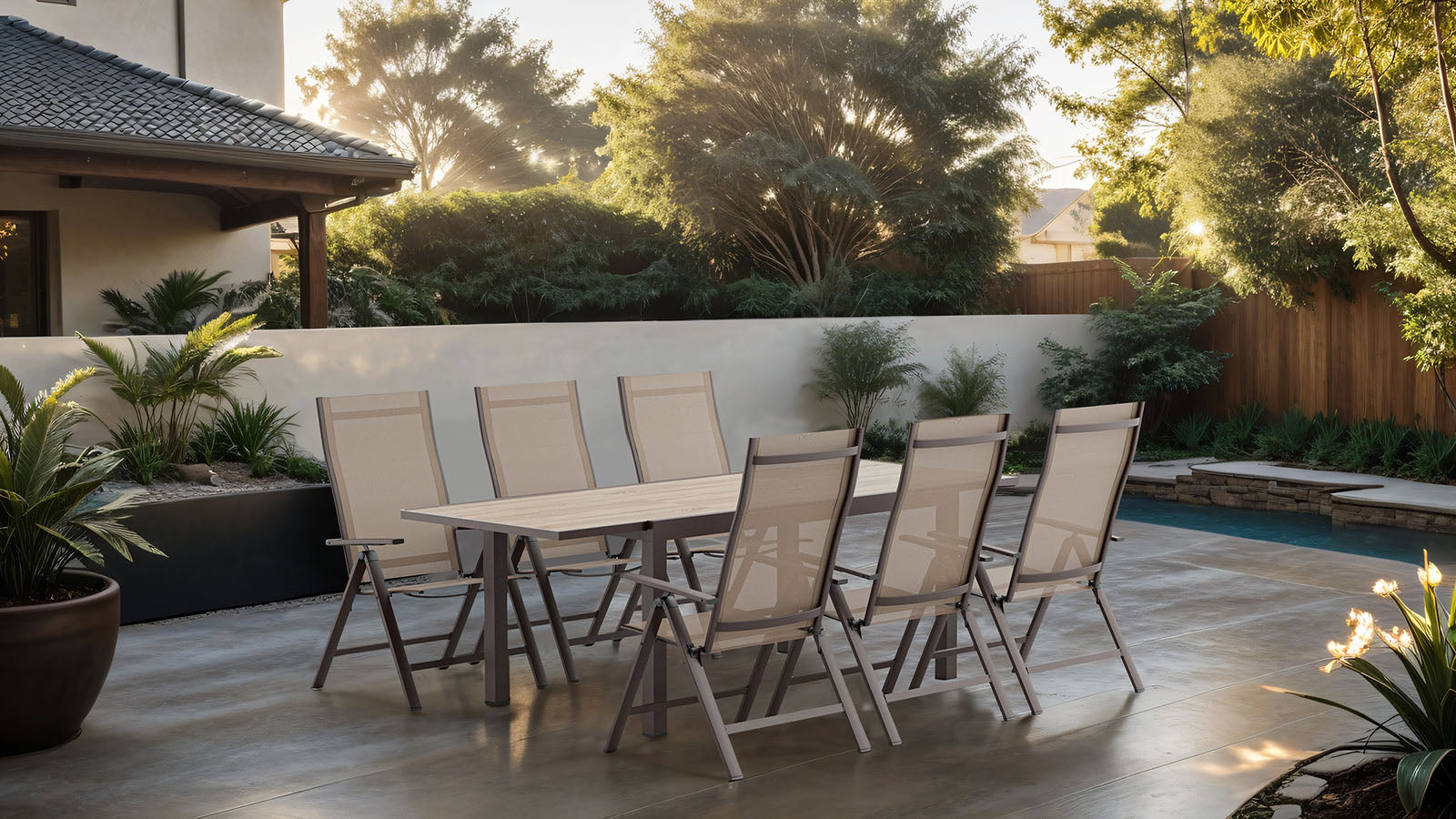 Monza - 6 Pc. Dining Table Set