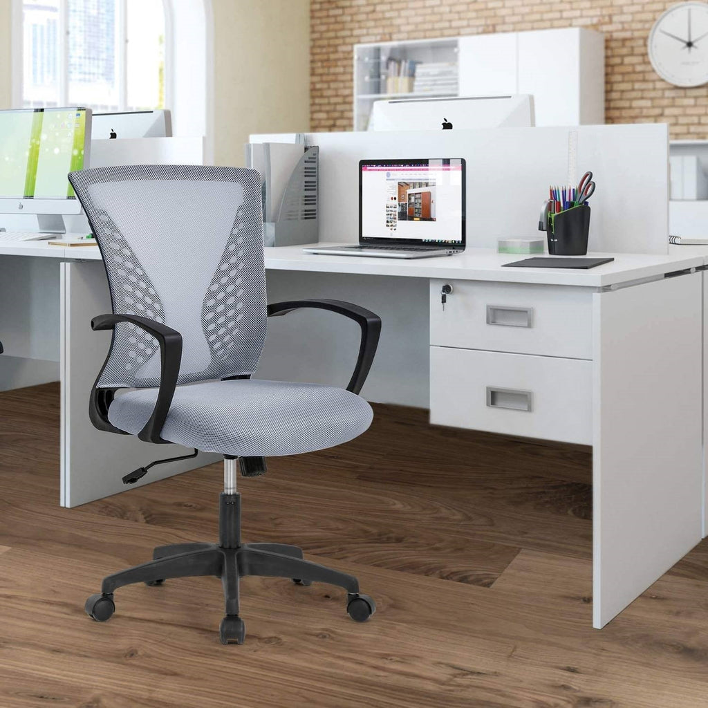Mesh office chair detail