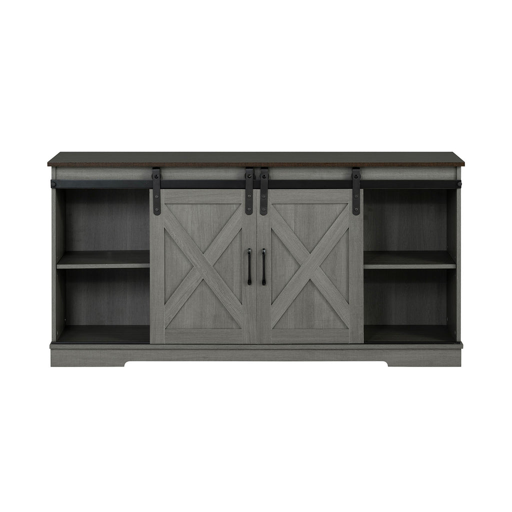 Garibaldi - TV Stand, Brown/Gray