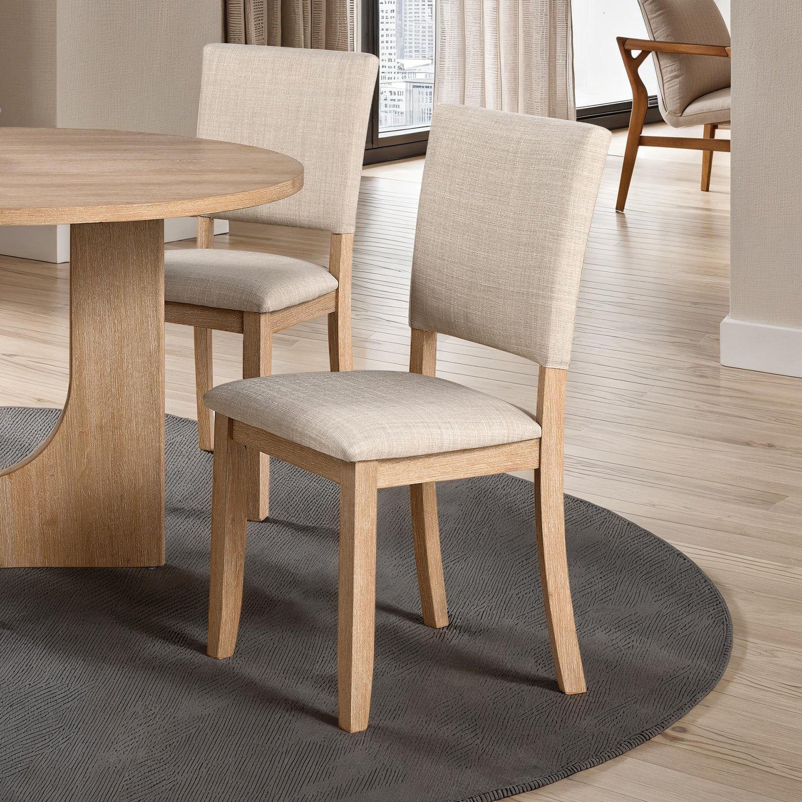 Oberto - Side Chair (4/CTN), Natural