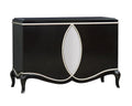 Ashor Console Cabinet AC02599 in Black Finish