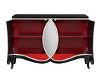 Ashor Console Cabinet AC02599 in Black Finish