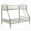 Cayelynn Twin/Full Bunk Bed 37380SI in Silver