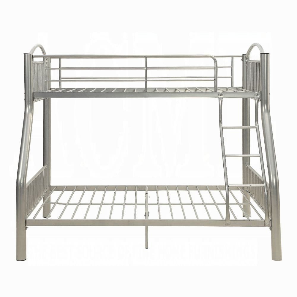 Cayelynn Twin/Full Bunk Bed 37380SI in Silver