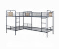 Cordelia Twin/Twin Bunk Bed BD00370 in Sandy Black and Dark Bronze