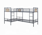Cordelia Twin/Twin Bunk Bed BD00370 in Sandy Black and Dark Bronze