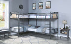 Cordelia Twin/Twin Bunk Bed BD00370 in Sandy Black and Dark Bronze