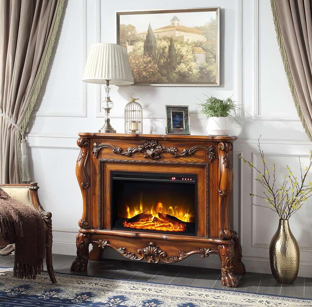 Dresden Fireplace AC01309 in Cherry Oak