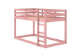 Gaston II Twin Loft Bed BD00768 in Pink Finish