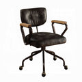 ACME Furniture Hallie Executive Office Chair in Vintage Black