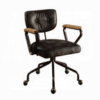 ACME Furniture Hallie Executive Office Chair in Vintage Black