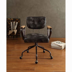 ACME Furniture Hallie Executive Office Chair in Vintage Black