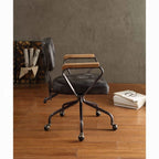 ACME Furniture Hallie Executive Office Chair in Vintage Black