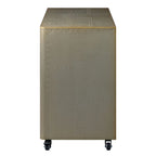 Jennavieve Cabinet 92551 in Gold Aluminum