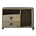 Jennavieve Cabinet 92551 in Gold Aluminum