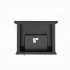 Nysa Fireplace 90204 in Mirrored & Faux Crystals