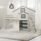 Ratana Loft Bed White/Gray BD02052
