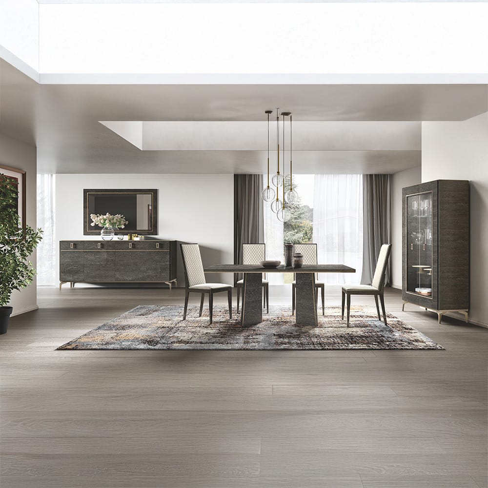Venezia Wine Cabinet DN04719 in Gray