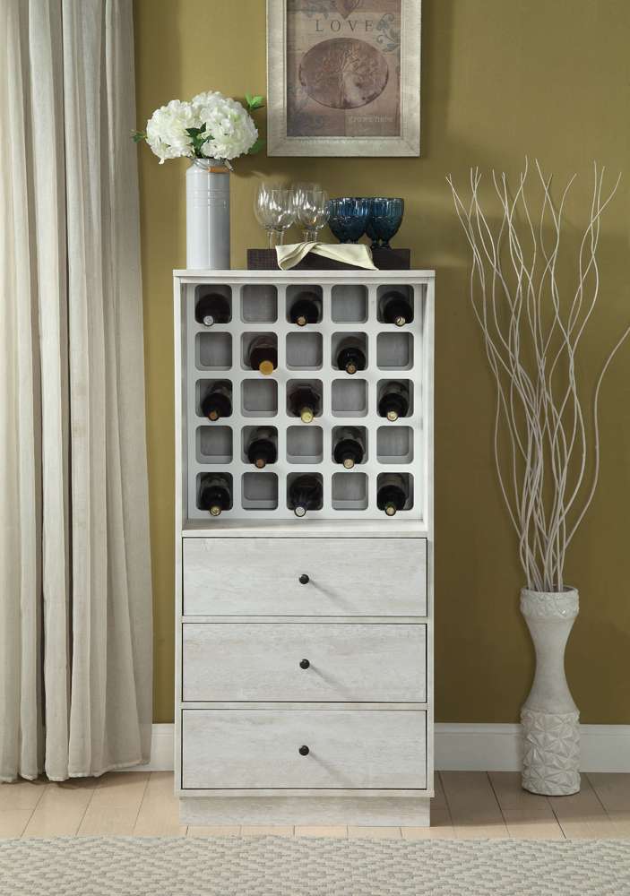 Wiesta Wine Cabinet 97544 in Antique White
