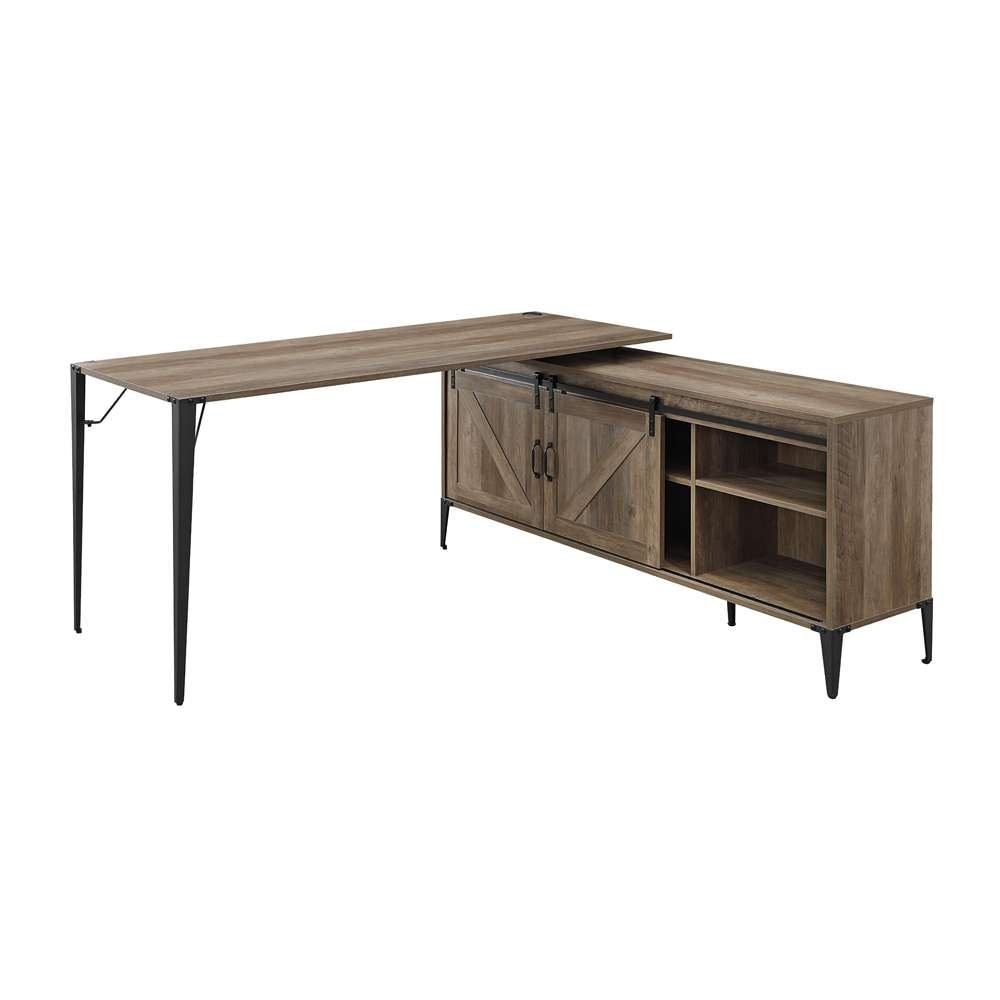 ACME Furniture Zakwani Writing Desk in Rustic Oak
