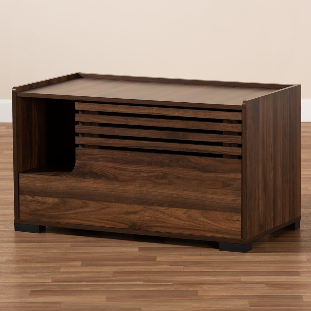 Claire Cat House SECHC150080WI-Columbia-Cat House in Walnut Brown