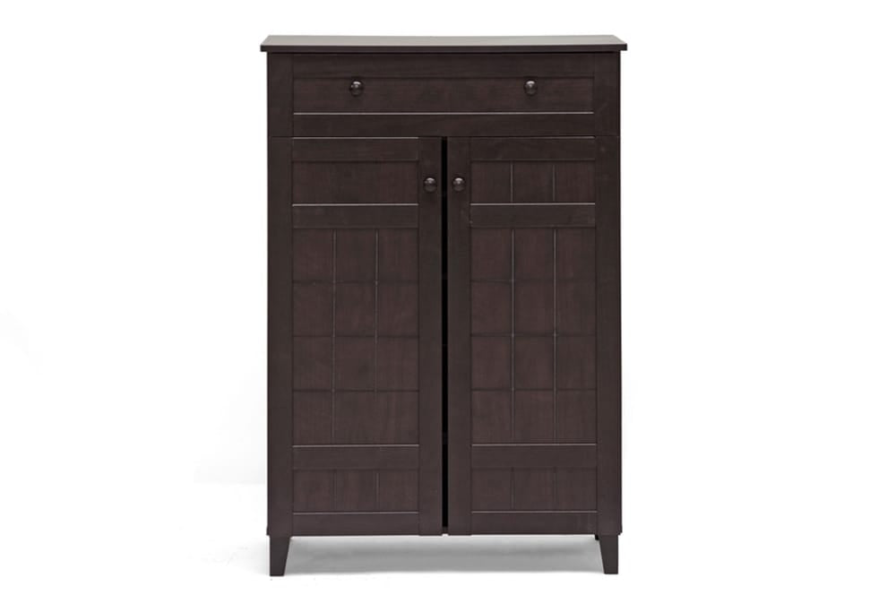 Glidden Shoe Cabinet FP-1203 in Dark Brown