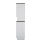 Lauren Kitchen Storage Cabinet White/Wenge