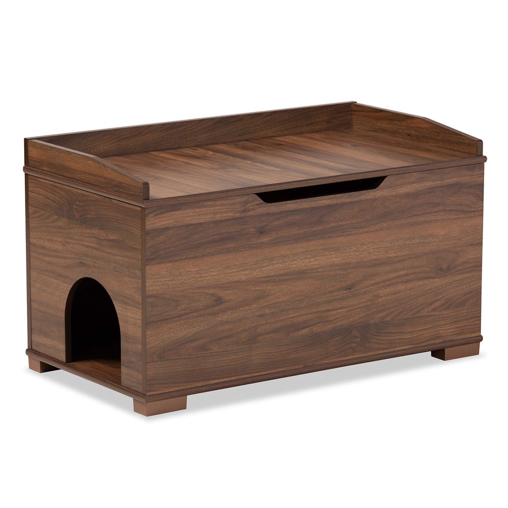 Mariam Cat House SECHC150140WI-Walnut-Cat House in Walnut Brown