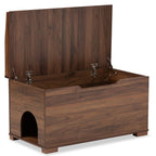 Mariam Cat House SECHC150140WI-Walnut-Cat House in Walnut Brown