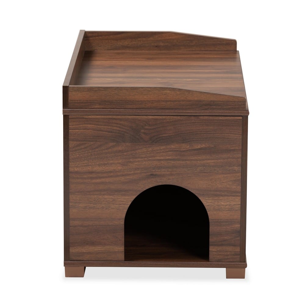 Mariam Cat House SECHC150140WI-Walnut-Cat House in Walnut Brown