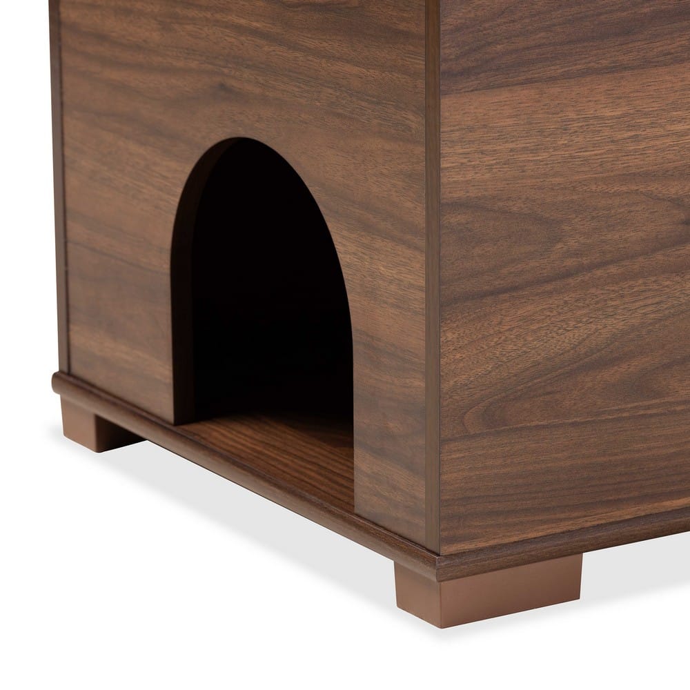 Mariam Cat House SECHC150140WI-Walnut-Cat House in Walnut Brown