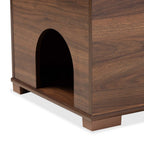 Mariam Cat House SECHC150140WI-Walnut-Cat House in Walnut Brown
