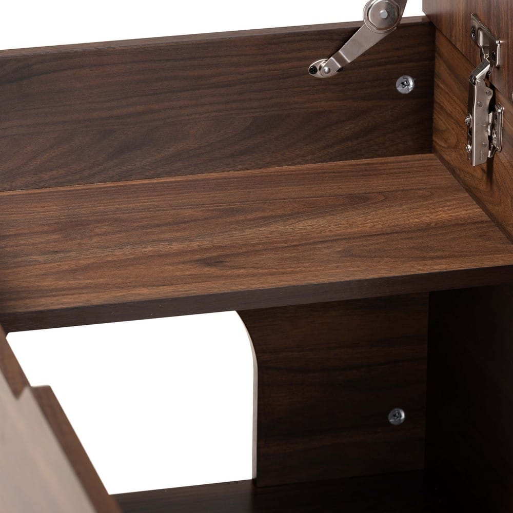 Mariam Cat House SECHC150140WI-Walnut-Cat House in Walnut Brown