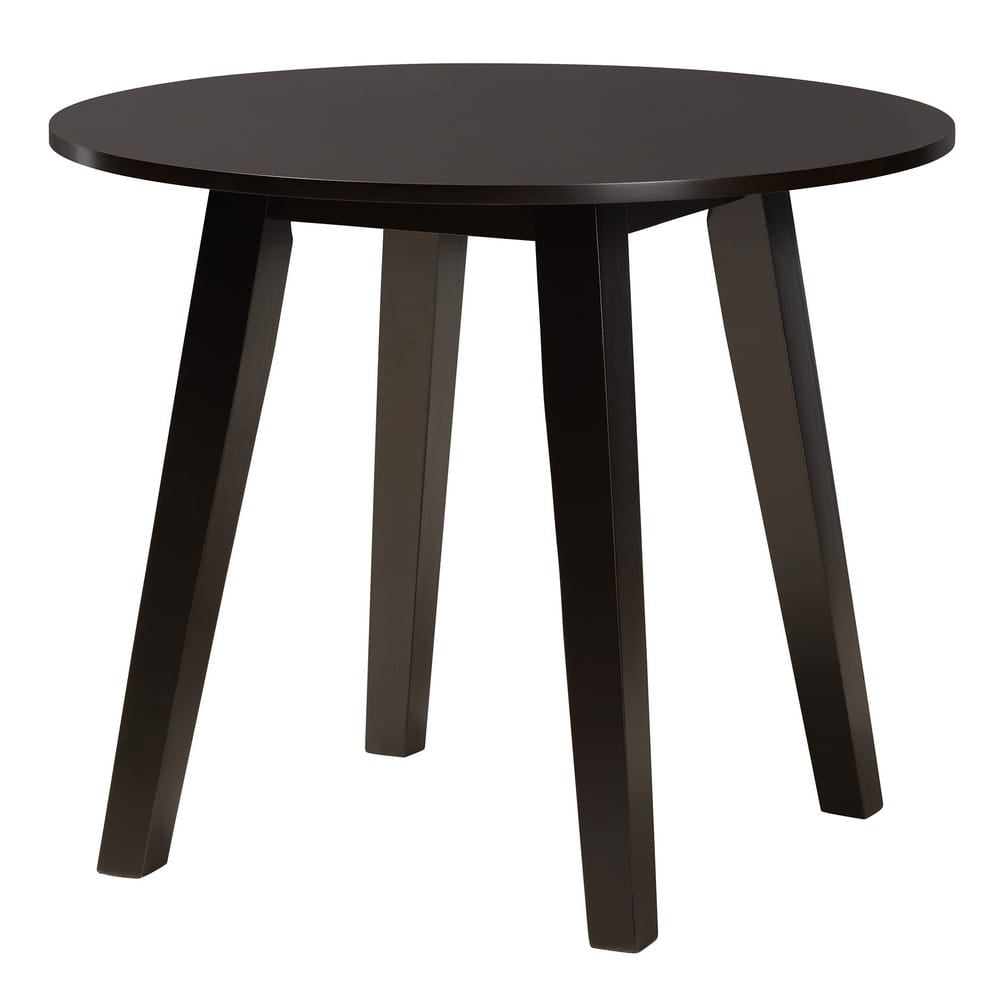 Nina 5PC Dining Set Grey/Espresso Brown Nina-Grey/Dark Brown-5PC Dining Set