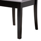 Nina 5PC Dining Set Grey/Espresso Brown Nina-Grey/Dark Brown-5PC Dining Set