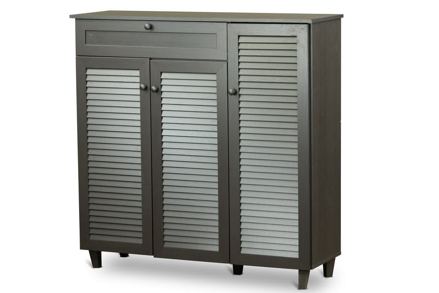 Pocillo Shoe Cabinet FP-05LV-Espresso in Dark Brown