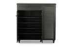 Pocillo Shoe Cabinet FP-05LV-Espresso in Dark Brown