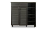 Pocillo Shoe Cabinet FP-05LV-Espresso in Dark Brown