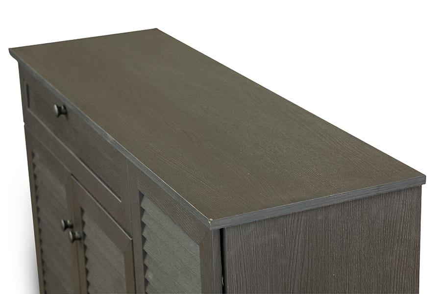 Pocillo Shoe Cabinet FP-05LV-Espresso in Dark Brown
